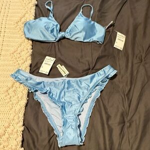 Light Blue Women's Bikini